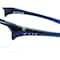 Ge Safety Glasses, Anti-Fog & Anti-Scratch, Clear Lens, Black/Blue Frame GE109CAF - alternate 3